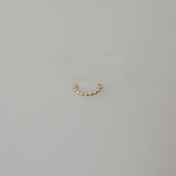 Taurus Stud - Beaded Gold