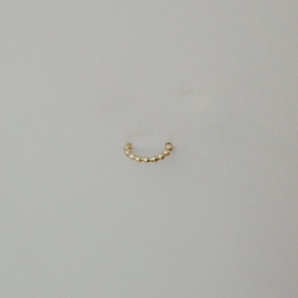 Taurus Stud - Beaded Gold