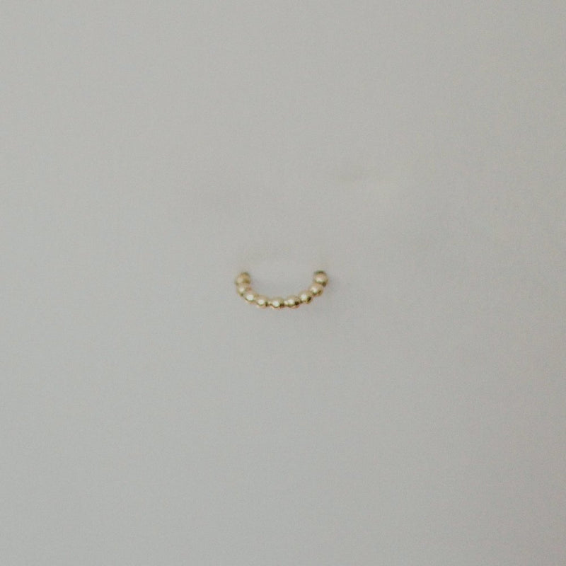 Taurus Stud - Beaded Gold