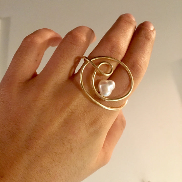 perla double ring