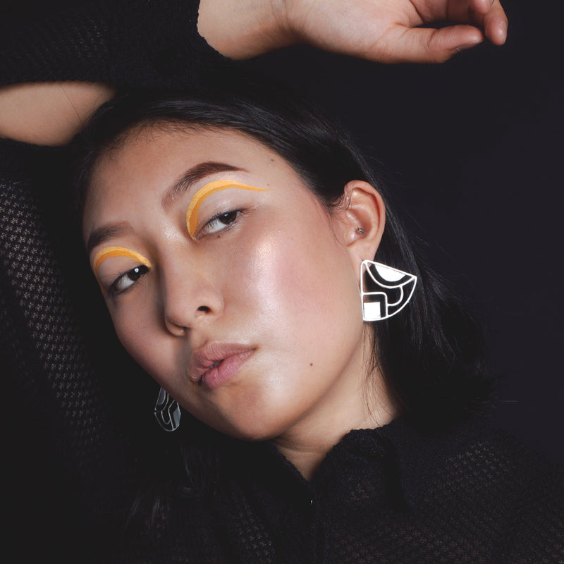 Pop Fan Earrings (2 sizes)