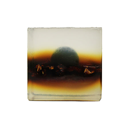 Obsidian Sphere, Cedar and Rose Soap