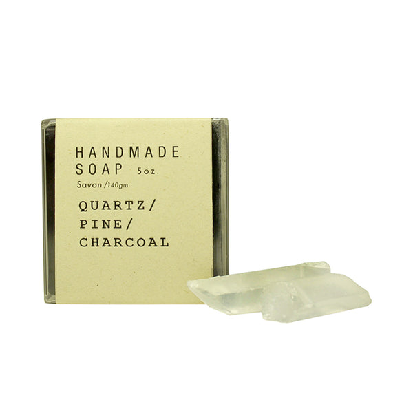 Quartz, Pine and Charcoal Soap