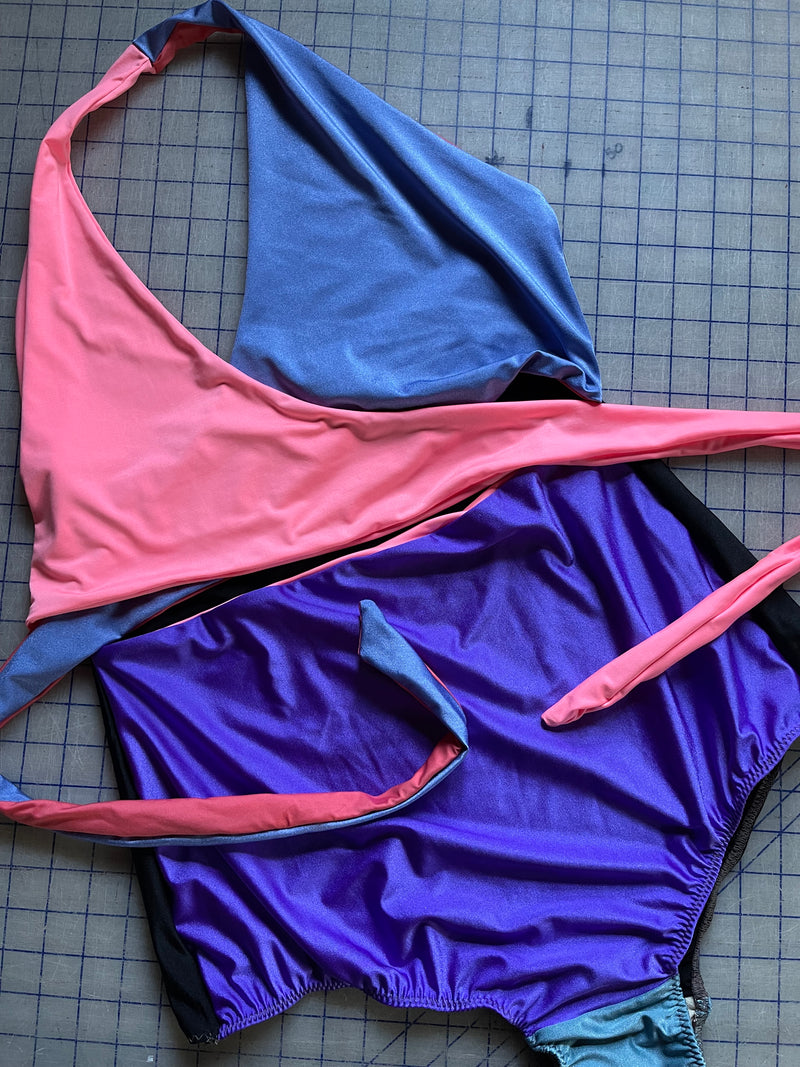 Selka Swimsuit in Zero Waste Multi-Color (OOAK 2XLs)