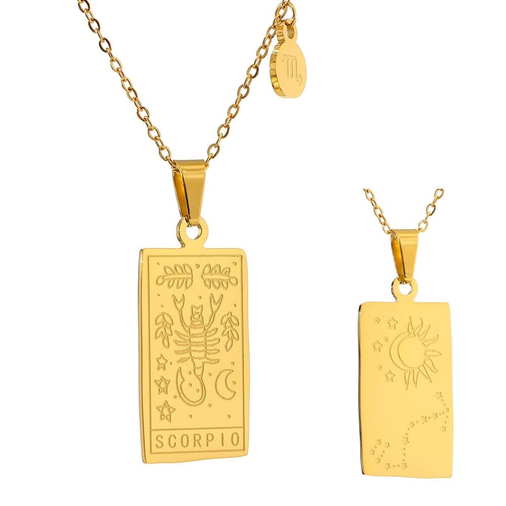 Astrology Charm Necklace