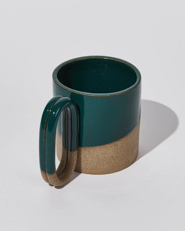 Half Moon Mug in Teal