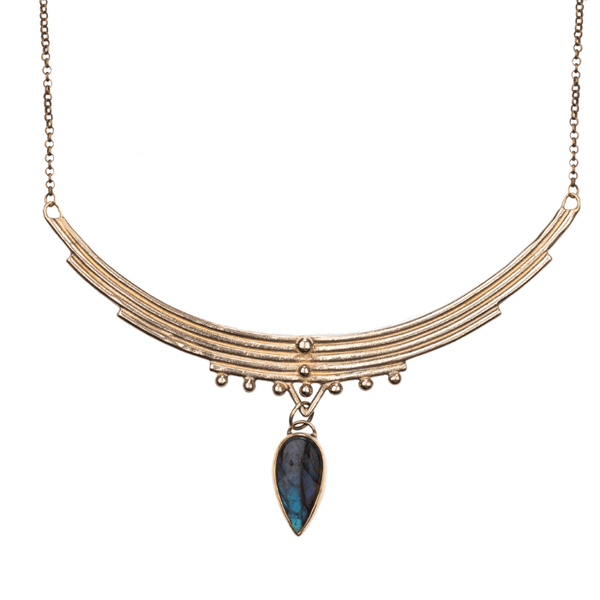 Bronze + Labradorite Collar