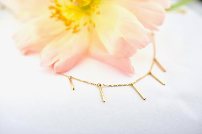 Bar Charm Necklace