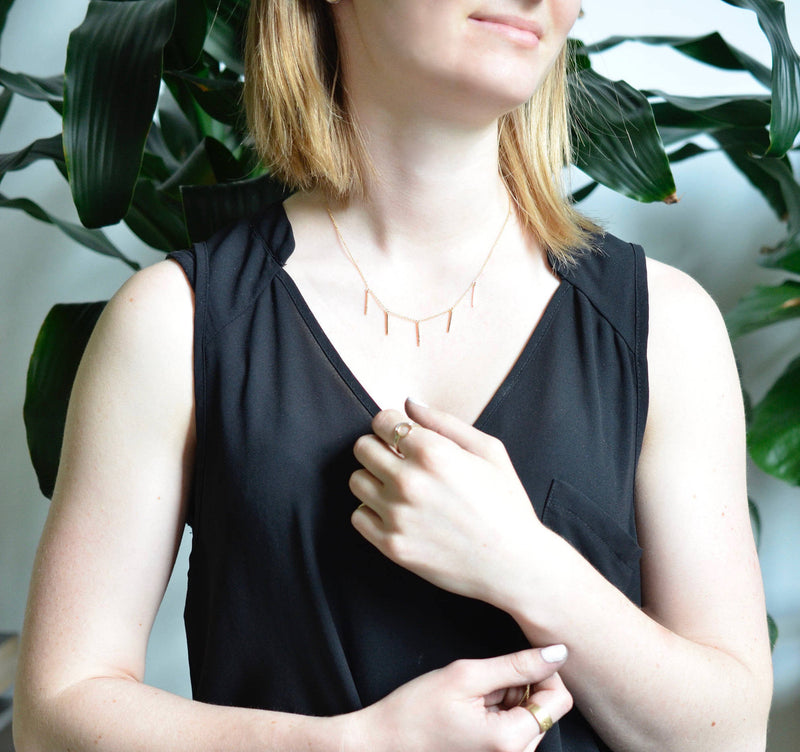 Bar Charm Necklace