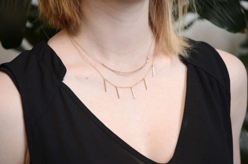 Bar Charm Necklace