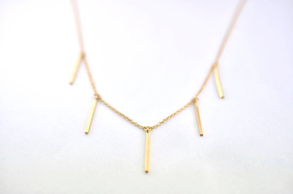 Bar Charm Necklace