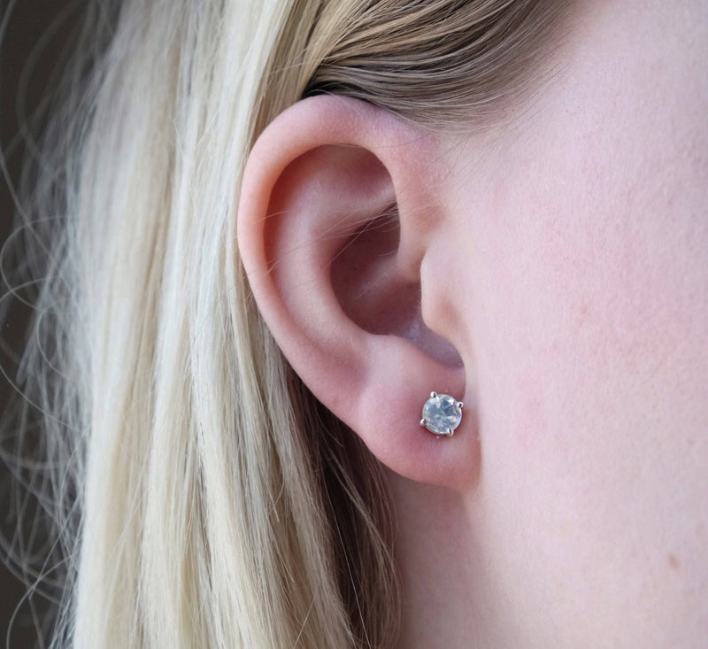Moonstone Studs