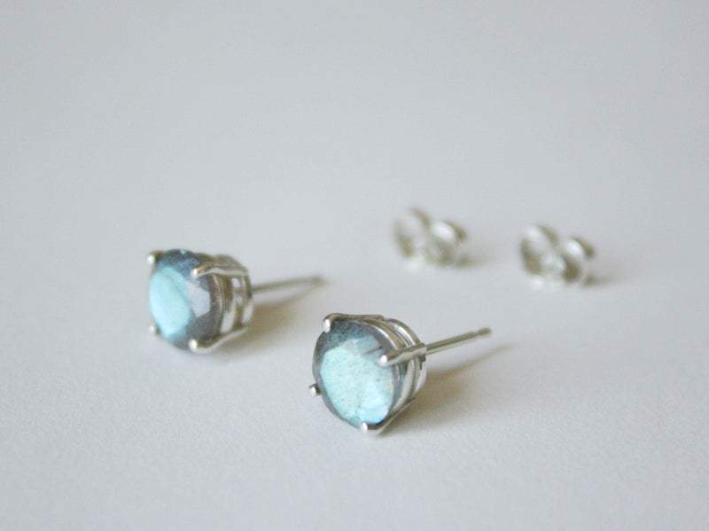 Labradorite Stud Earrings