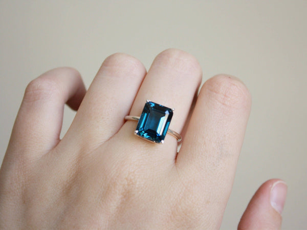 London Blue Topaz Ring