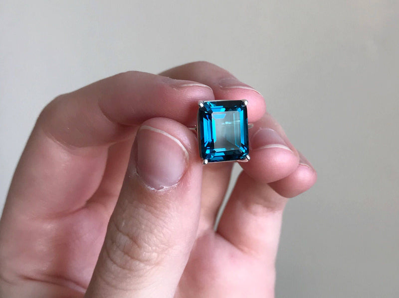 London Blue Topaz Ring