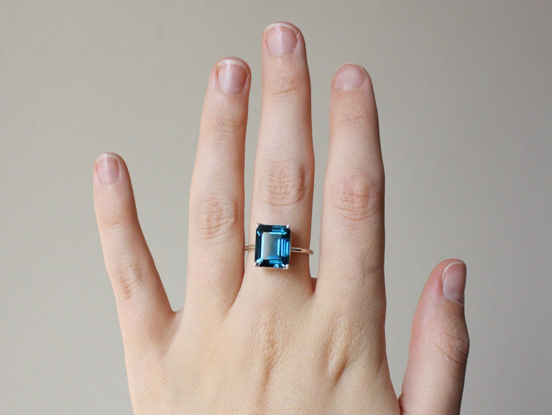 London Blue Topaz Ring