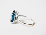 Pear Cut London Blue Topaz