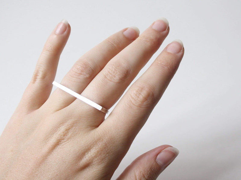 Double Finger Orbit Ring in 18K Rose Gold with White Diamonds – Eva Fehren