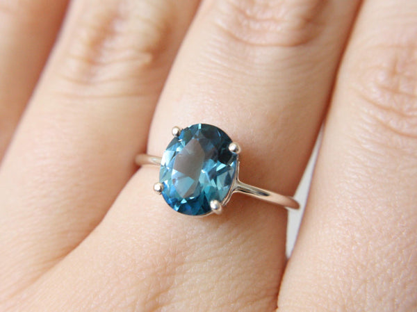 London Blue Topaz Ring