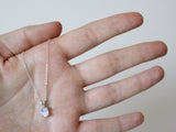 Moonstone Necklace, 7x5 Oval