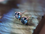 London Blue Topaz Stud Earrings