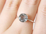 Black Rutilated Quartz Ring