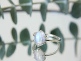 6 Prong Moonstone Ring
