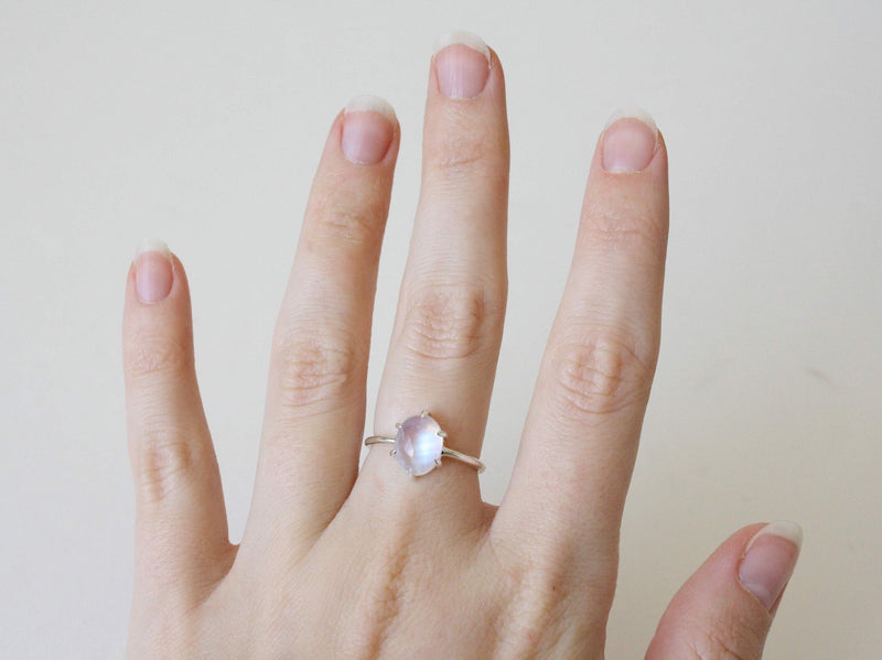 6 Prong Moonstone Ring Altar PDX
