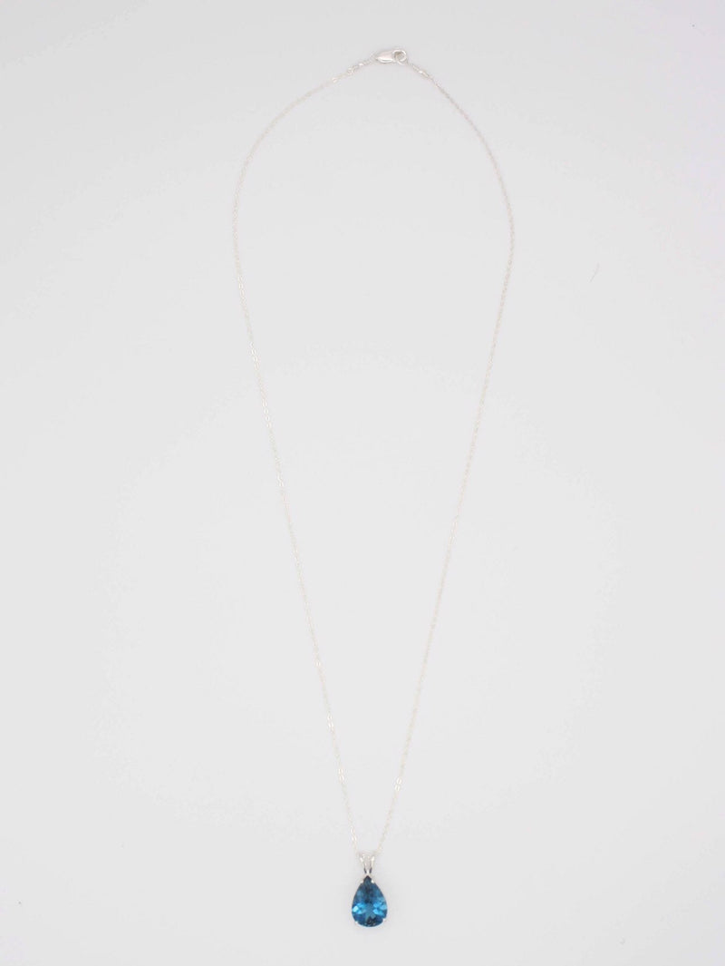 London Blue Topaz Necklace