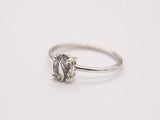 Tourmalinated Quartz Ring, 7x5 Oval Faceted