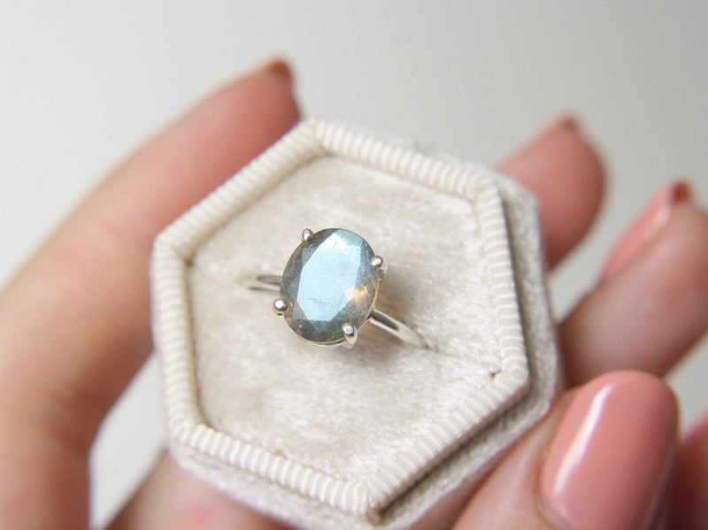 Faceted Labradorite Ring Altar PDX