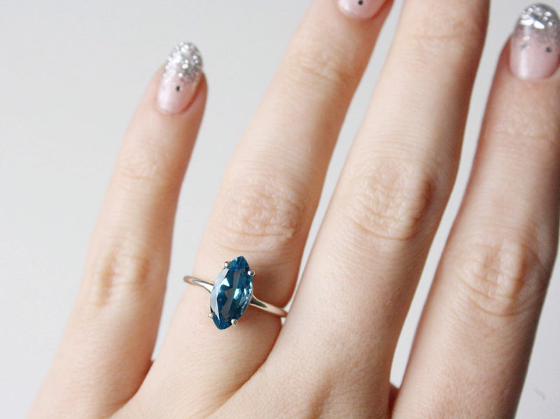 London Blue Topaz Ring