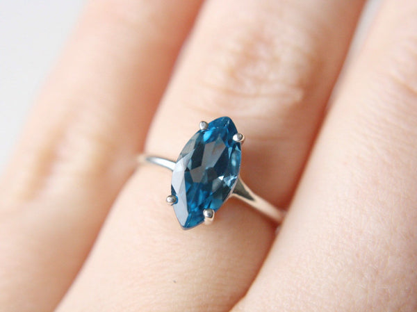 London Blue Topaz Ring