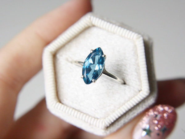 London Blue Topaz Ring