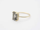 Black Rutilated Quartz Ring