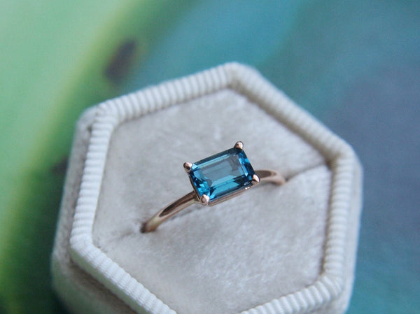 London Blue Topaz Ring