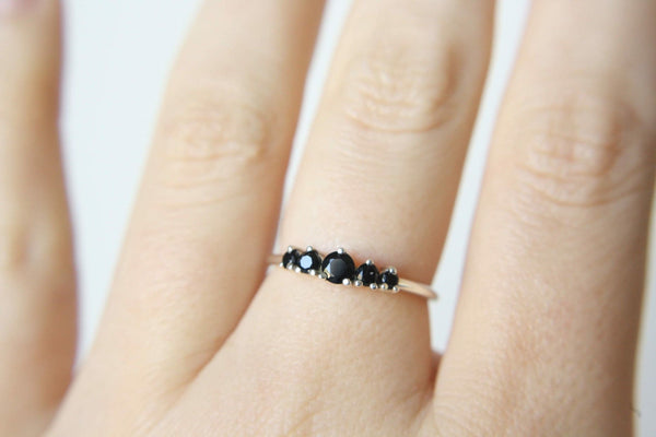 Artemis Ring in Black Spinel