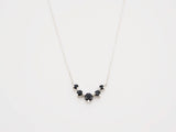 Artemis Necklace in Black Spinel