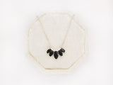 Laurel Necklace in Black Spinel
