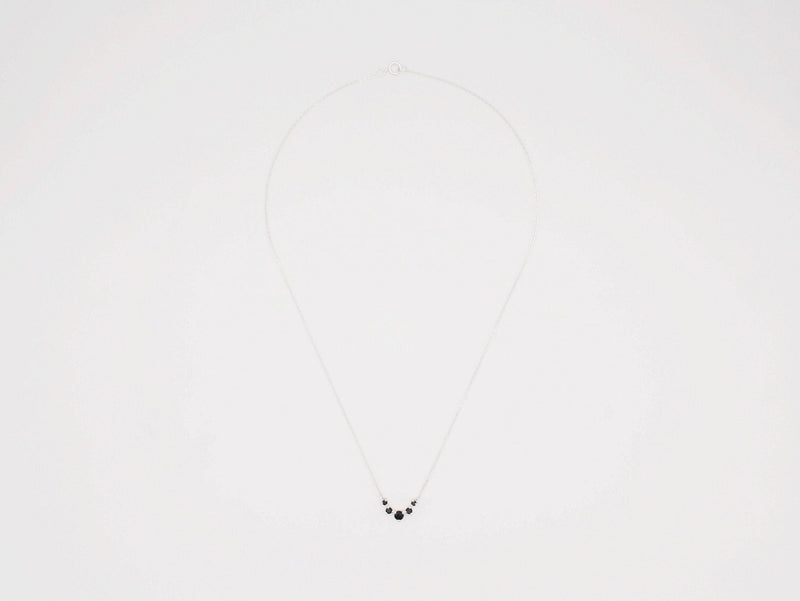 Artemis Necklace in Black Spinel