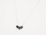 Laurel Necklace in Black Spinel