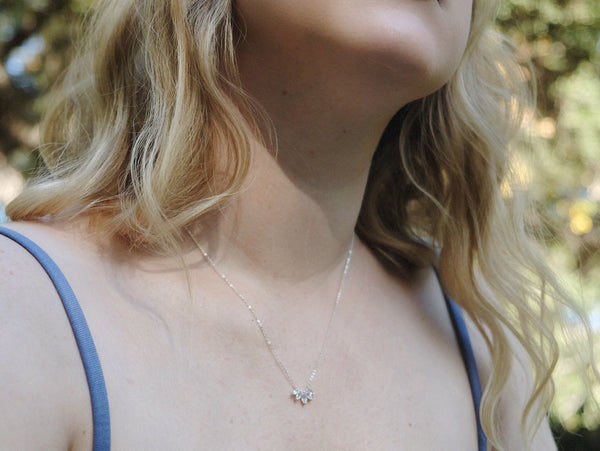 Laurel Necklace in Moonstone