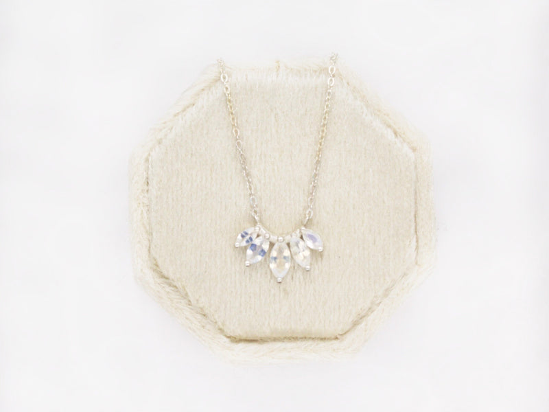 Laurel Necklace in Moonstone