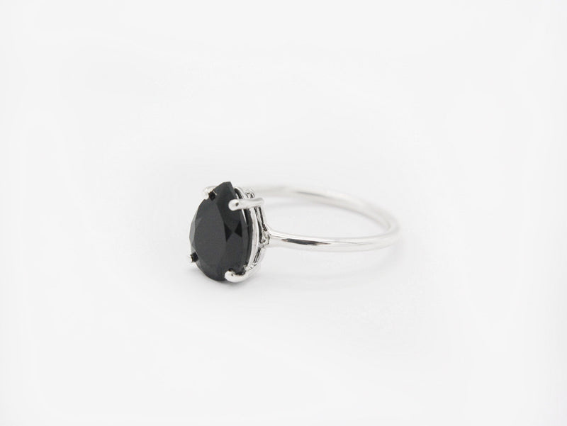 Black Spinel Ring