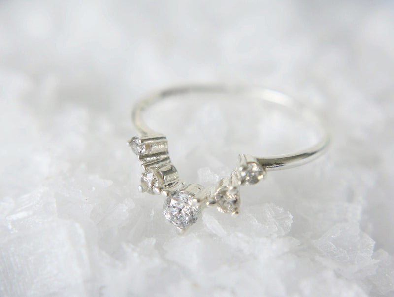 Artemis Ring in Salt and Pepper Diamond