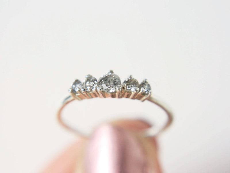 Artemis Ring in Salt and Pepper Diamond