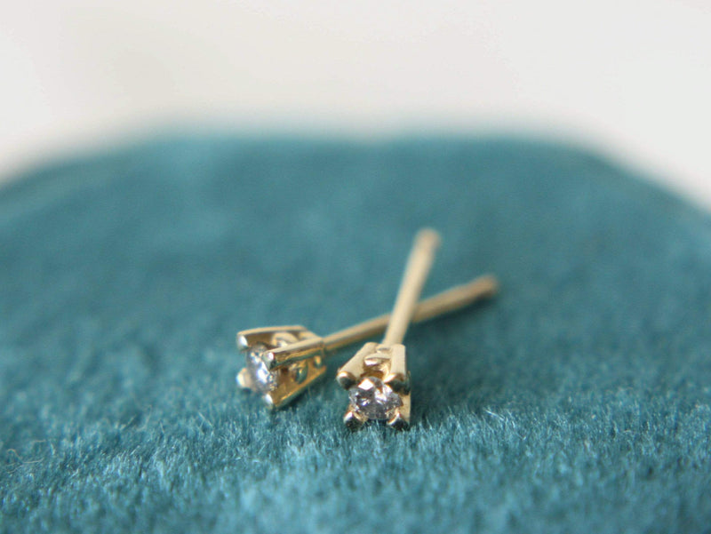 Salt and Pepper Diamond Stud Earrings
