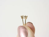 Salt and Pepper Diamond Stud Earrings