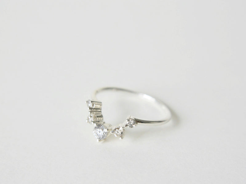 Artemis Ring in Salt and Pepper Diamond