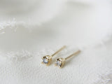 Salt and Pepper Diamond Stud Earrings